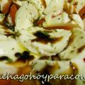 Ensalada de Tomate y Mozarella.