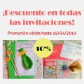 ¡Descuento en todas las invitaciones de boda!