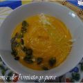 CREMA DE BONIATO Y PERA