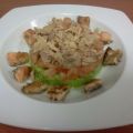 ENSALADA DE AGUACATE CON TOMATE Y ATUN