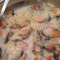 Mejillones a la crema