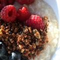crema de arroz integral y tres toppings[...]