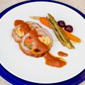 Cómo hacer Carne rellena de salmón y verduras