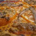 Pizza Integral con Tomates, Queso y Anchoas en[...]