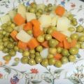 Guarnición de Guisantes Frescos, Zanahoria y[...]