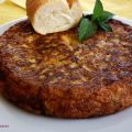 TORTILLA DE BERENJENA CON O SIN PATATA