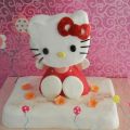 Tarta Hello Kitty (hello kitty cake)!!