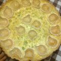 QUICHÉ DE PUERROS Y QUESO DE CABRA