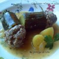 CALABACINES RELLENOS EN SALSA