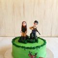Tarta Buttercream Cazadores y Ciervo