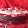 Tarta de fresas y nata
