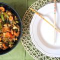 Wok de calabacín y langostinos!!!