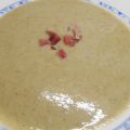Crema de brécol y judías verdes