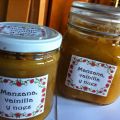 Compota de manzana, nuez y vainilla