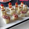 5 PINCHOS DE MELÓN CON JAMÓN