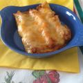 CANELONES DE PUERROS CON MOUSSE DE ESCALIBADA