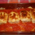 Lomos de bacalao gratinados con alioli en cama[...]