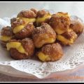 Buñuelos de viento rellenos de crema pastelera