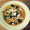 Garbanzos con bacalao y espinacas para vagos