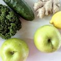 Zumo de pepino y kale