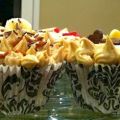 CUPCAKE DE PLATANOS, GOFIO Y DULCE DE LECHE.