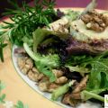 ENSALADA DE QUESO DE CABRA Y NUECES