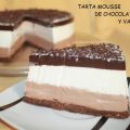 TARTAS MOUSSE DE CHOCOLATE Y VAINILLA CON[...]