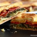 Empanada de grelos, chorizo y jamón