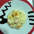 Risotto de salmón y calabaza...y queso como[...]