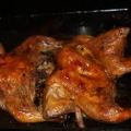 Pollo fácil al horno de leña