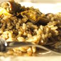 Arroz con chipirones y alcachofas