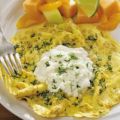 Fritatta de cebolla y hierbas