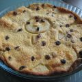 Clafoutis de pera y pasas