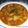 PATATAS GUISADAS CON CARRILLADA DE TERNERA