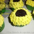 Cupcakes de Oreo y Girasoles