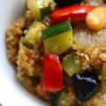 QUINOA CON VERDURAS Y FRUTOS SECOS: