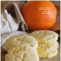 Galletas de maíz de naranja