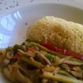 VERDURAS AL WOK CON CUSCÚS.