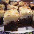 BROWNIE CON TARTA DE QUESO