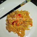 Chow mein de ternera rápido
