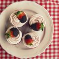 Cupcakes de chocolate y fresas.. ¡deliciosos!