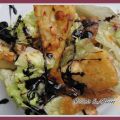 ENSALADA CON TOMATE MARINADO Y QUESO EN COSTRA