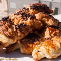Croissants/Cruasanes con chocolate paso a paso