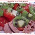ENSALADA DE TOMATE Y KIWI