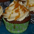 Cupcakes de chocolate y plátano con crema de[...]