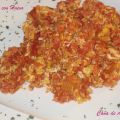 Tomate con huevo
