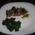 Pies de cerdo con butifarra negra