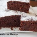 Bizcocho de chocolate y almendra