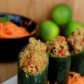 Calabacines rellenos de quinoa con ensalada de[...]