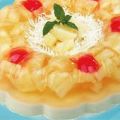 Dulce de almendras con frutas